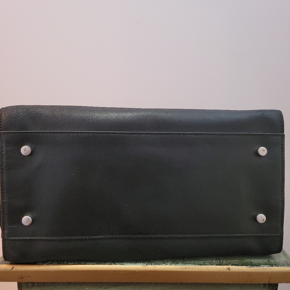 Treasure & Bond Black Leather and Suede Top Handle / Shoulder Bag - Picture 6 of 13